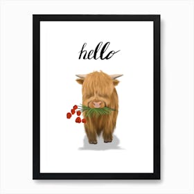 B**** I'm A Cow Art Print