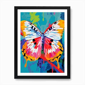 Pop Art Cabbage White Butterfly    1 Art Print