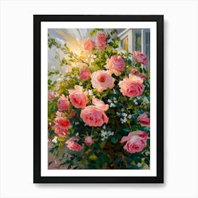 Pink Roses Art Print