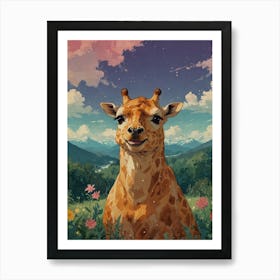 Giraffe 70 Art Print