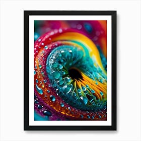 Colorful Swirl 1 Art Print