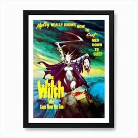 The Witch Who Came From The Sea, Horror Movie Poster Art Print