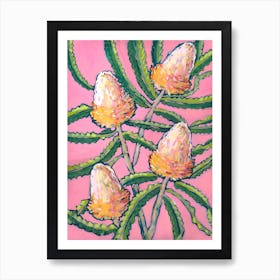 Banksia Painting Art Print