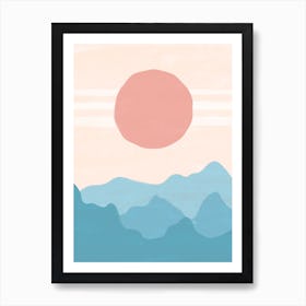 Pink Sunset Art Print