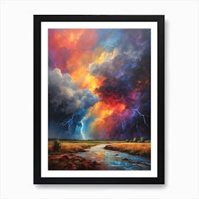 Lightning Storm 3 Art Print