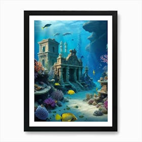 Beauty of underwater world 5 Art Print