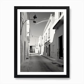 Tunis, Tunisia, Black And White Photography 2 Art Print