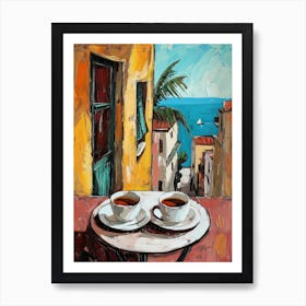 Naples Espresso Made In Italy 2 Art Print