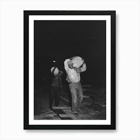 Untitled Photo, Possibly Related To Stevedores Handling Drum, New Orleans, Louisiana By Russell Lee 1 Art Print