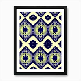 Blue And Yellow Art Print