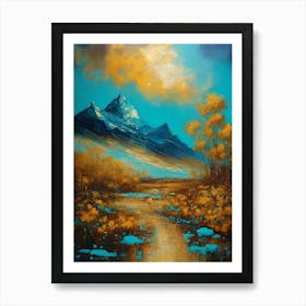 Scottish Mountains Art Print