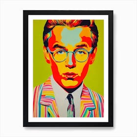 Darell Colourful Pop Art Art Print