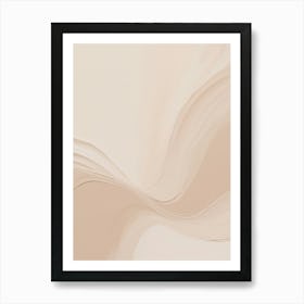 Beige Makeup Texture Art Print