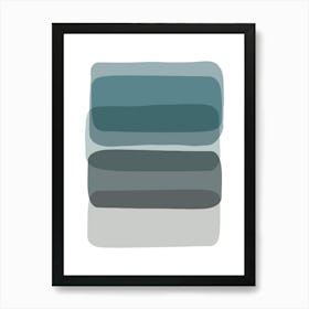 Pastel Minimalist Abstract B Art Print