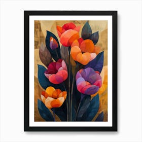 Flowers In A Vase 20 Art Print