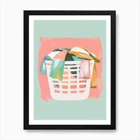 Laundry Basket 5 Art Print