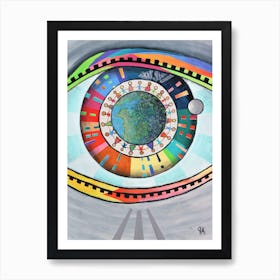 Colorful Children Of The World, Humanity, A Pleasant Fiction Art Print