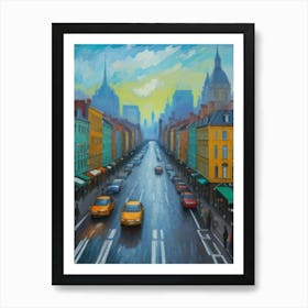 City Streets Art Print