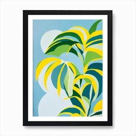 Zz Plant Bold Graphic Art Print