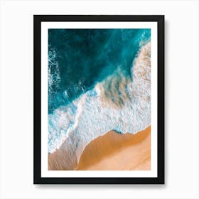 Aerial View Of A Beach 151 Art Print