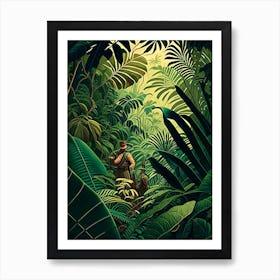 Jungle Adventure 5 Botanical Art Print