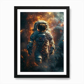 Fantasy Whimsical Astronaut 1 Poster