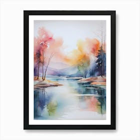 Watercolor Painting 4 Art Print