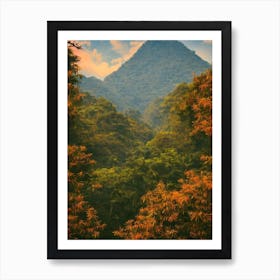 Cat Ba National Park Vietnam Vintage Poster Art Print