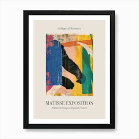 Gorilla 3 Matisse Inspired Exposition Animals Poster Art Print