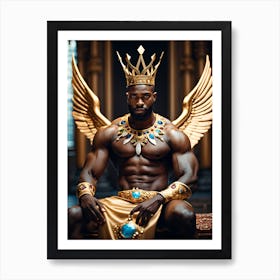 A handsome African God #2 Art Print