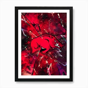 Arkansas Razorbacks 1 Art Print