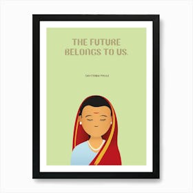 Inspirational people print - Savitribai Phule Poster