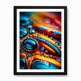 Water Droplets Art Print