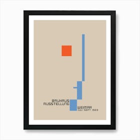 BAUHAUS FACE Art Print