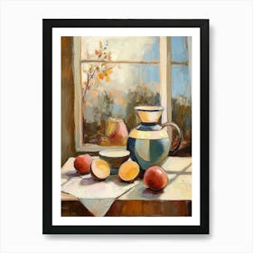 Still Life With Fruit Art Print