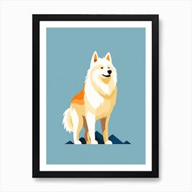 Dog, Minimalism art Art Print