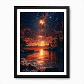 Night Sky 27 Poster