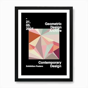 Geometric Design Archive Poster 58 Art Print