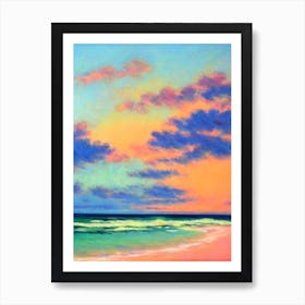 Wategos Beach Australia Monet Style Art Print