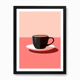 Minimalistic Cup Of Coffee 5 Art Print