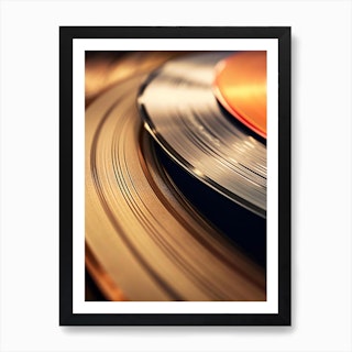 Vinyl Records Art Print, Modern Wall Decor, Music Records Posters or Ready  to Hang Wall Canvas, Record Player Records Art, Vinyl Record Art 