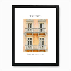 Trieste Travel And Architecture Poster 1 Art Print