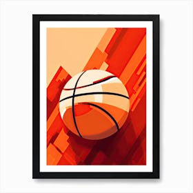 Basketball ball 1 Art Print