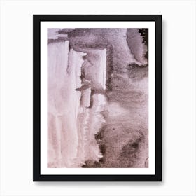 Abstract watercolor black paint background. 22 Poster