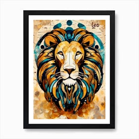 Leo the Lion Art Print