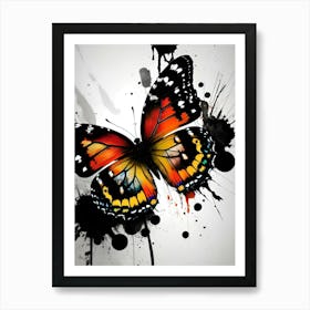 Butterfly Painting 201 Art Print