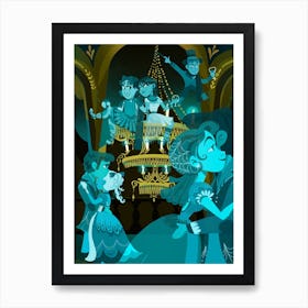 Ghost Party Art Print