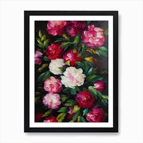 Peony 2 Still Life Oil Painting Flower Art Print