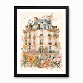 House Of Flowers Paris 2 Art Print