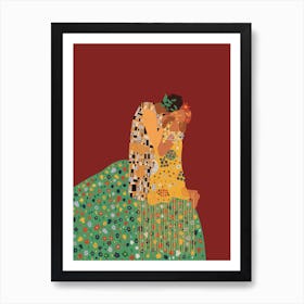 The kiss 1 Art Print